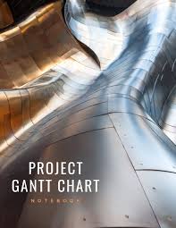 amazon com project gantt chart notebook copper and steel