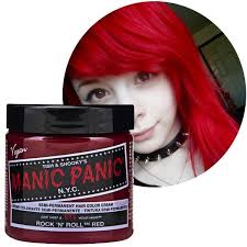Vopsea De Par Manic Panic Rock N Roll Red Hair Color Cream Manic Panic Red Manic Panic