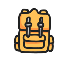 Travel Or School Bag Available In A School Themed Icon Pack In My Etsy Shop School Icon Etsy School Bags