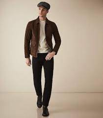 Reiss Carlton Knitted Crew Neck Top Soft Grey Fashion Suits For Men Mens Fashion Casual Mens Outfits