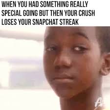 Jul 21, 2021 · coming up with things to talk about with your crush can be tough. Awesomenesstv When You Lose Your Snapchat Streak With Your Crush Facebook