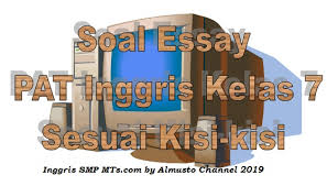 Jual buku pr/ lks bahasa inggris kelas 7 tahun 2020 semester 1 &mldr; Essay Pat Inggris Kelas 7 Bahasa Inggris Smp Mts