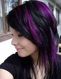 New Hairstyles For Girls With Purple Highlights Full Dose Peekaboo Hair Hair Styles Peekaboo Hair Colors