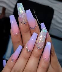 Jul 3 2020 explore zaniyah s board lilac nails on pinterest. Cute Nails Purple Acrylic Nails Lilac Nails Long Acrylic Nails Coffin