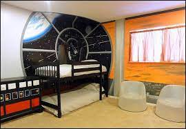 20 Cool Star Wars Themed Bedroom Ideas Housely Space Themed Bedroom Bedroom Themes Outer Space Bedroom