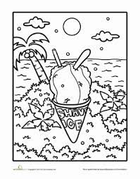 In the printable snow cone shape template download you ll receive. Shaved Ice Worksheet Education Com