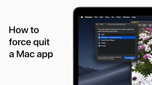 Simply press command and q simultaniously to quit out of applications. How To Force Quit An App On Mac Apple Support Youtube