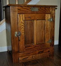 White Clad Wooden Side Table Ice Box Vintage Ice Box Antique Ice Box Wood Coffee Table Rustic