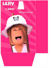 Las niñas gobiernan el estampado rōblox tarjetas de felicitación. Kit Candy Bar Roblox Nina 3 500 Johanna Invitaciones