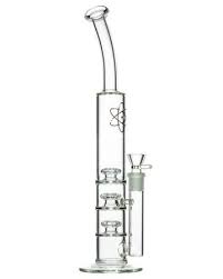 Stacked Inverted Showerhead Perc Bong Shower Heads Glass