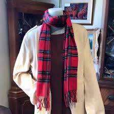 Each &sons scarf is hand printed or woven using a range of traditional methods in small batches, making each one unique, with its own story to tell. Red Plaid Scarf Antiques On Queen