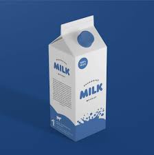 Milk Package Mockup Milk Packaging Dairy Packaging Milk