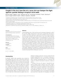 Your legal right to claim compensation exists to try and get you back to where you were before your travel expenses. Pdf Caught In The Act How The U S Lacey Act Can Hamper The Fight Against Cyanide Fishing In Tropical Coral Reefs