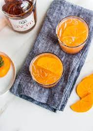 A Holiday Cocktail With A Twist Persimmon Spiced Rum Old Fashioned Recipe Rum Old Fashioned Spiced Rum Rum Recipes