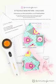 This free face mask pattern features a removable filter pocket so you can change the filter and wash the mask. Best Fitted Face Mask Pattern Pdf In 9 Sizes 4 Adult And 5 Kids Sizes 5 Minutes For Mom