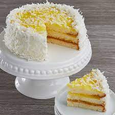 Lemon Coconut Happy Birthday Cake Bed Bath Beyond In 2021 Lemon And Coconut Cake Delicious Cake Recipes Desserts