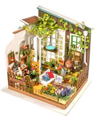 Diy Miniature Dollhouse Kit Miller S Garden By Robotime Now It S Available On Robotime S Web Dollhouse Kits Dollhouse Miniatures Diy Dollhouse Toys