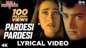 राजा हिदुथानी फिलम के गाने ओडीयो डाउलोड +mp3. Pardesi Pardesi Lyrical Aamir Karisma Udit Narayan Alka Yagnik S Awasthi Raja Hindustani Youtube