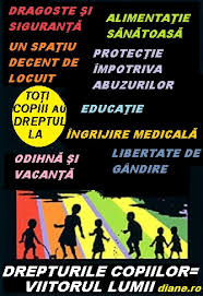 Drepturile copilului conţinute în convenţie trebuie să fie aplicate tuturor copiilor, fără discriminare. Citate Despre Drepturile Copiilor Diane Ro