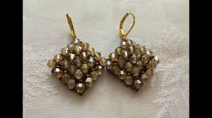 Diy Ogretici Ag Orgu Kupe Yapimi Crystal Beads Earring Boncuklu Taki Tasarimlari Boncuk Suslu Takilar Boncuk Kolyeler