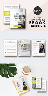 Download Creativepreneur Ebook Canva Template Ebook Template Table Of Contents Page Templates