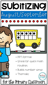 Subitize For Number Sense August September Numbers Kindergarten Number Sense Kindergarten Homework