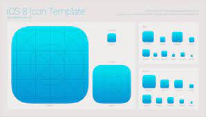Design app icons with this bright, bold template set. Kostenlose Pds Dateien Vektoren Und Grafiken Fur Ios 8 Icon Template