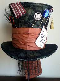 Sale Limited Time Tim Burton S Mad Hatter Top Hat Etsy Mad Hatter Top Hat Tim Burton Mad Hatter Mad Hatter