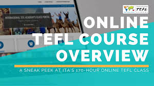 Online Tefl Course Overview International Tefl Academy