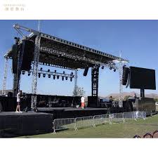 Outdoor Portable Exhibition Concert Events Wedding Stage Lighting Show Speaker Aluminum Truss With Curved Roof Led Display Truss Tuv Sgs Ce 200x100x40ft From China Manufacturer Dragon Stage