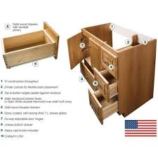 Free shipping on orders over $35. Right Drawers White Shaker Solid Wood Single Bathroom Vanity Base Cabinet 30 W X 21d X 32 H Bathroom Vanities Bathroom Sink Vanities Accessories Alumat Pl