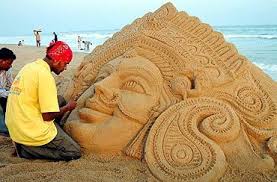 Sand Sculpting In India Jpg 370 244 Sand Art Art Sand Sculptures