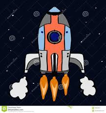 'bobbin/spool') is a projectile that spacecraft, aircraft or other vehicle use to obtain thrust from a rocket engine. Roket Und Raumhintergrund Karikaturillustration Hintergrundes Weisse Vektor Abbildung Illustration Von Schadel Getrennt 100638547