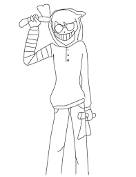 Ticci Toby Lineart By Mad Bites On Deviantart
