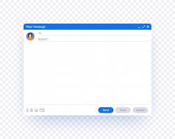 Download Premium Vector Email Window Template New Message Interface Mockup Computer Desktop Screen Of Mail Isolated