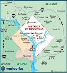 Washington Dc Map Geography Of Washington Dc Map Of Washington Dc Worldatlas Com