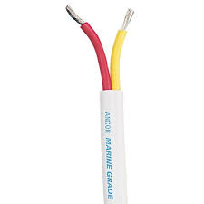 Ancor Safety Duplex Cable 12 2 Awg Red Yellow Flat 500 124350 Red Yellow Yellow Flats Duplex