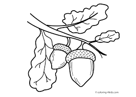 Mushrooms coloring pages printable games. Coloring Pages Of Acorns Coloring Home