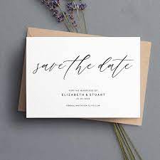 Modern wedding save the date photo with overlay. Save The Date Wording Etiquette And Examples