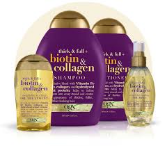 Ogx Biotin And Collagen Shampoo Before And After Biotin Collagen The Nutrient Rich Plump It Up Power Of This Haircare Infused With Provitamin B7 Bi Biotin Hair Shampoo For Thinning Hair Organic Hair Growth