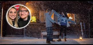 Dans perfect, il vous emmène fêter noël avant l'heure (et skier un peu). Ed Sheeran Perfect Music Video Actors