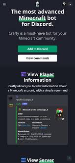 It allows you to set a rcon setup for each channel, so every channel is connected to a server rcon. Crafty Discord Bot Crafty Bot Twitter