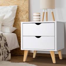 Artiss 2 Drawer Wooden Bedside Tables White Co Clearance Australia Fast delivery to sydney, melbourne, brisbane, adelaide dress up your bedroom decor with beautiful bedside tables from temple & webster. artiss 2 drawer wooden bedside tables white