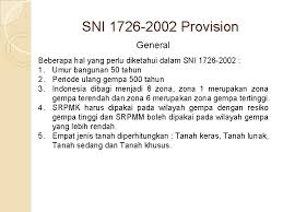 Indonesia adalah negara yang kaya ragam jenis tanah. Rekayasa Gempa Linear Static Seismic Lateral Force Procedures