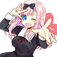 Fujiwara Chika Kawaii Anime Anime Anime Art