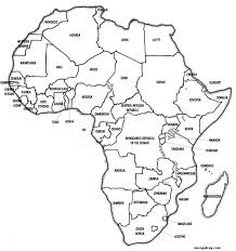 Are you working on learning the 7 continents in your homeschool? Jungle Maps Map Of Africa To Colour