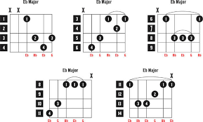 a comprehensive guide to eb guitar chord for budding guitar