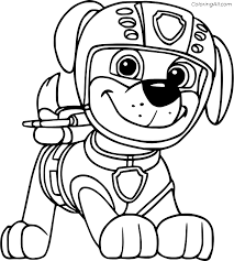 Paw patrol zuma page extraordinary chase and. Simple Paw Patrol Zuma Coloring Page Coloringall