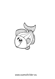 Ausmalbild Kleiner Fisch Zum Ausdrucken