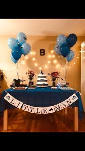 Simple Birthday Themes For Men Baby Boy Shower Decoration Ideas Unique Baby Shower Little Man Baby Shower Ideas In 20 In 2020 Mustache Baby Shower Birthday Decorations For Men Boy Baby Shower Themes